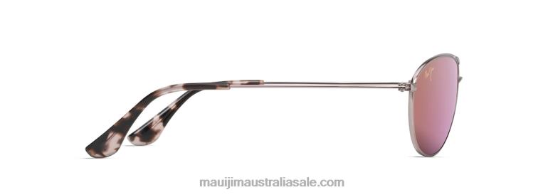 Baby Beach Polarized Aviator Sunglasses Maui Jim TVVRT333 Gloss Maple/Sunrise