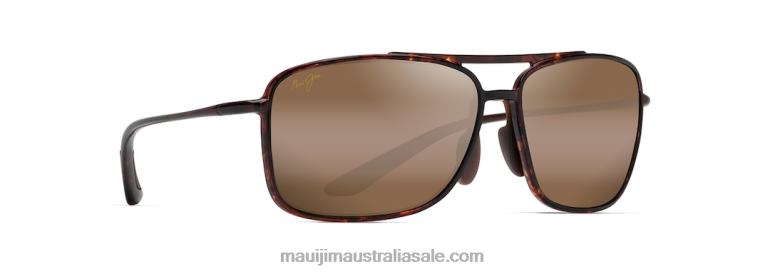 Kaupo Gap Polarized Aviator Sunglasses Maui Jim TVVRT165 Tortoise/HCL Bronze