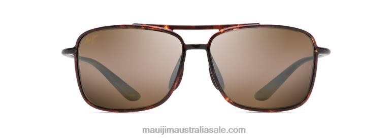 Kaupo Gap Polarized Aviator Sunglasses Maui Jim TVVRT165 Tortoise/HCL Bronze