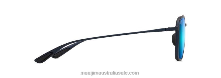 Keokea Polarized Aviator Sunglasses Maui Jim TVVRT104 Blue/Blue Hawaii