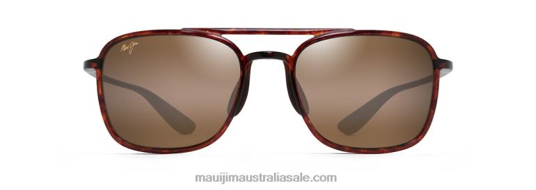 Keokea Polarized Aviator Sunglasses Maui Jim TVVRT106 Tortoise/HCL Bronze
