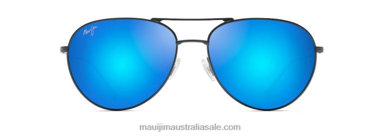 Walaka Polarized Aviator Sunglasses Maui Jim TVVRT11 Dove Grey/Blue Hawaii