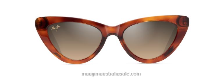 Lychee Polarized Cat Eye Sunglasses Maui Jim TVVRT16 Tortoise/HCL Bronze