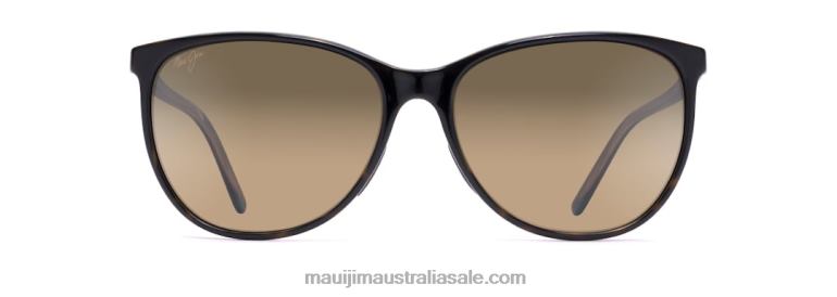 Ocean Polarized Cat Eye Sunglasses Maui Jim TVVRT402 Tortoise with Peacock/HCL Bronze