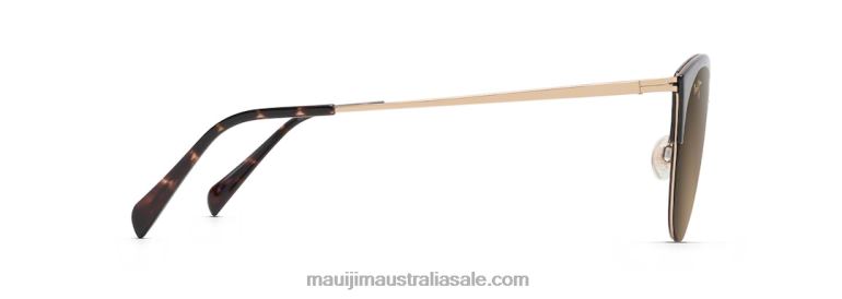 Olili Polarized Cat Eye Sunglasses Maui Jim TVVRT124 Tortoise/HCL Bronze
