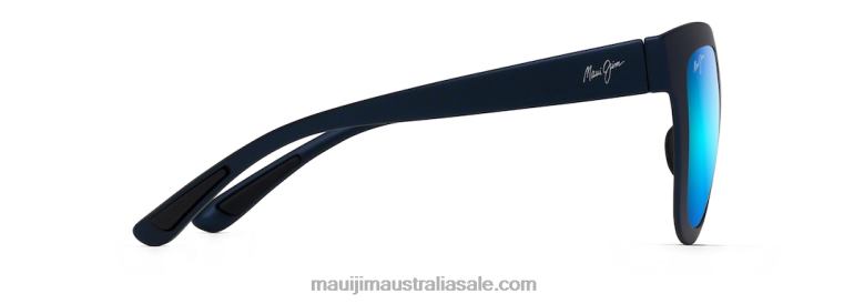 Anuenue Polarized Classic Sunglasses Maui Jim TVVRT109 Matte Blue/Blue Hawaii