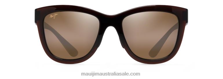 Anuenue Polarized Classic Sunglasses Maui Jim TVVRT110 Translucent Rootbeer/HCL Bronze