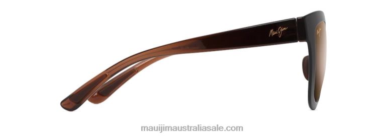 Anuenue Polarized Classic Sunglasses Maui Jim TVVRT110 Translucent Rootbeer/HCL Bronze