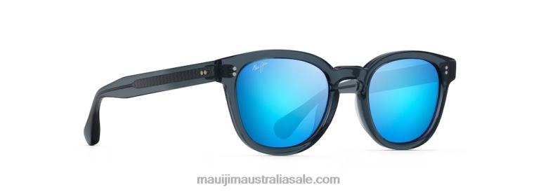 Cheetah 5 Polarized Classic Sunglasses Maui Jim TVVRT137 Translucent Dove Grey/Blue Hawaii