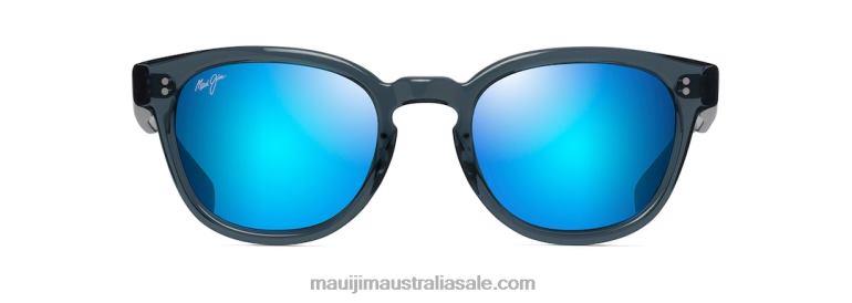 Cheetah 5 Polarized Classic Sunglasses Maui Jim TVVRT137 Translucent Dove Grey/Blue Hawaii