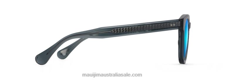 Cheetah 5 Polarized Classic Sunglasses Maui Jim TVVRT137 Translucent Dove Grey/Blue Hawaii