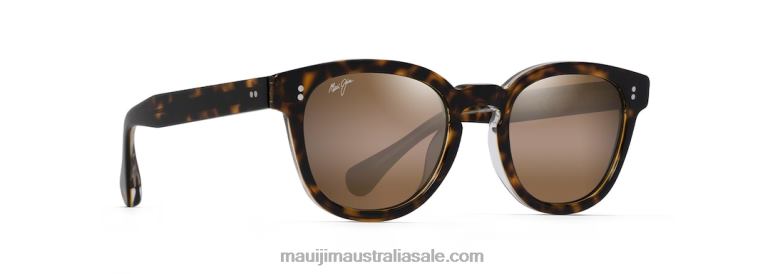 Cheetah 5 Polarized Classic Sunglasses Maui Jim TVVRT138 Tortoise with Crystal/HCL Bronze