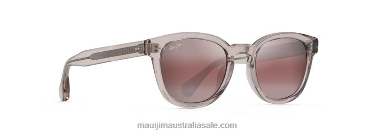 Cheetah 5 Polarized Classic Sunglasses Maui Jim TVVRT140 Crystal with a Hint of Pink/Rose