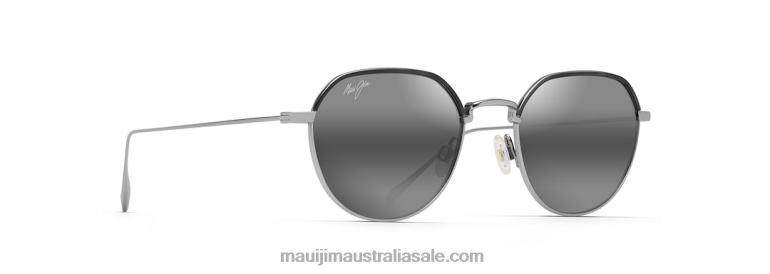 Island Eyes Polarized Classic Sunglasses Maui Jim TVVRT82 Titanium/Neutral Grey