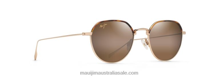 Island Eyes Polarized Classic Sunglasses Maui Jim TVVRT84 Gold/HCL Bronze