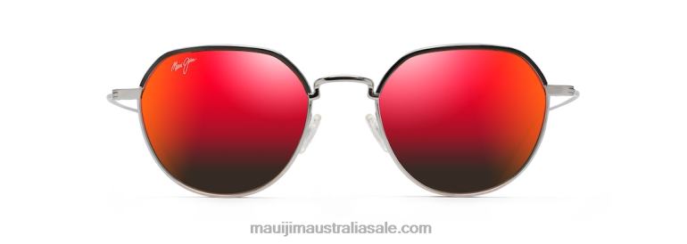Island Eyes Polarized Classic Sunglasses Maui Jim TVVRT85 Gunmetal/HAWAII LAVA