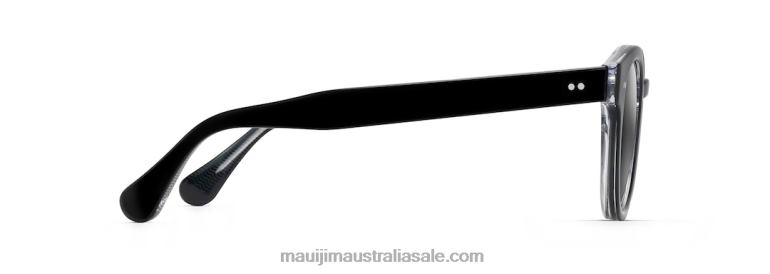 Joy Ride Polarized Classic Sunglasses Maui Jim TVVRT131 Black with Crystal/Neutral Grey
