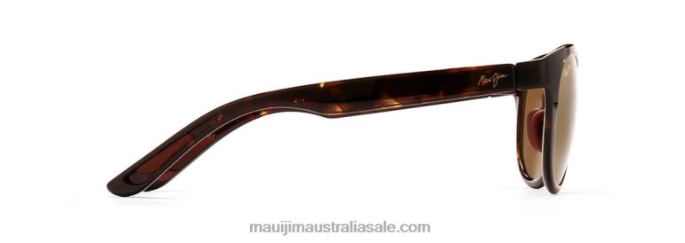 Keanae Polarized Classic Sunglasses Maui Jim TVVRT428 Olive Tortoise/HCL Bronze