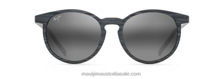 Kiawe Polarized Classic Sunglasses Maui Jim TVVRT234 Grey Stripe/Neutral Grey
