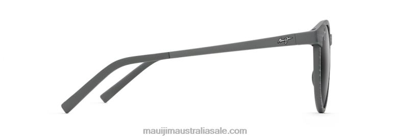 Kiawe Polarized Classic Sunglasses Maui Jim TVVRT234 Grey Stripe/Neutral Grey