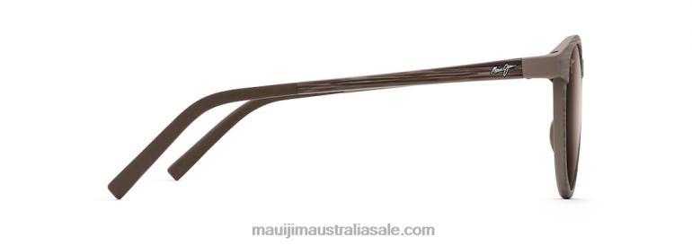 Kiawe Polarized Classic Sunglasses Maui Jim TVVRT236 Brown Stripe/HCL Bronze