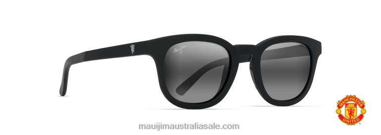 Koko Head Polarized Classic Sunglasses Maui Jim TVVRT246 Black Matte Rubber/Neutral Grey