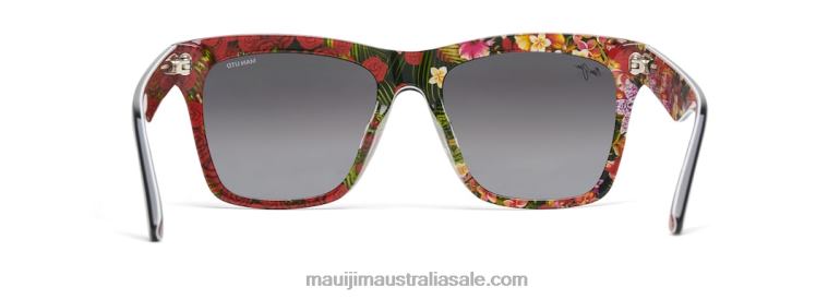 Matchday Polarized Classic Sunglasses Maui Jim TVVRT250 Black with Manchester/Dual Mirror Silver to Black