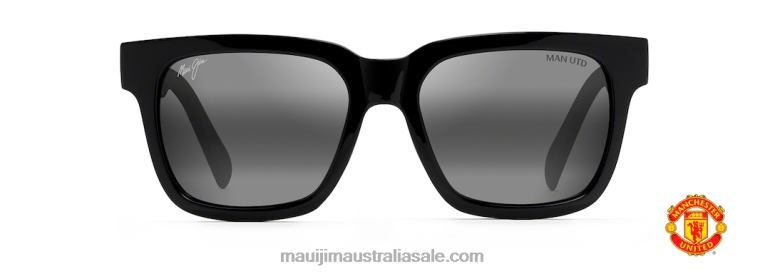 Mongoose Polarized Classic Sunglasses Maui Jim TVVRT265 Black Gloss/Neutral Grey
