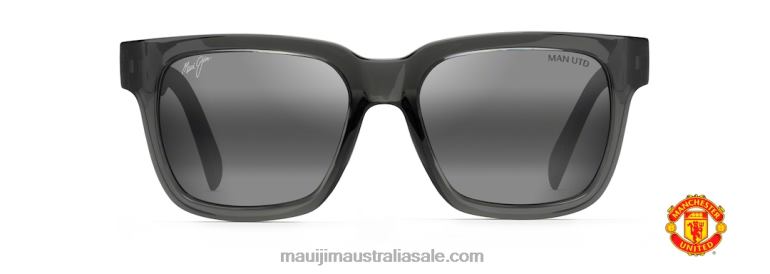 Mongoose Polarized Classic Sunglasses Maui Jim TVVRT266 Shiny Translucent Grey/Neutral Grey