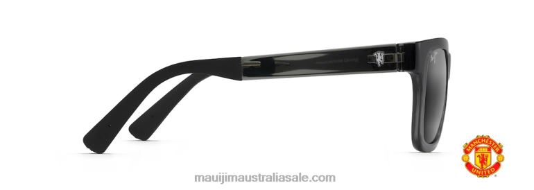 Mongoose Polarized Classic Sunglasses Maui Jim TVVRT266 Shiny Translucent Grey/Neutral Grey