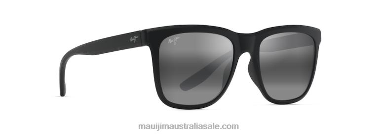 Pehu Polarized Classic Sunglasses Maui Jim TVVRT33 Black/Neutral Grey