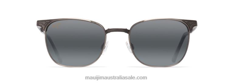 Stillwater Polarized Classic Sunglasses Maui Jim TVVRT419 Antique Pewter/Neutral Grey