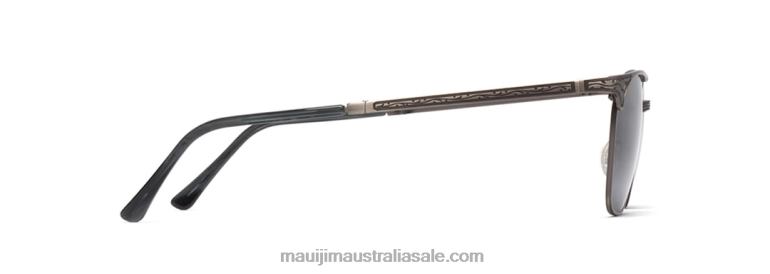 Stillwater Polarized Classic Sunglasses Maui Jim TVVRT419 Antique Pewter/Neutral Grey