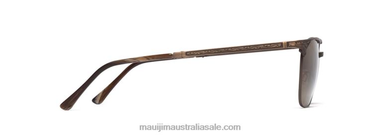 Stillwater Polarized Classic Sunglasses Maui Jim TVVRT420 Antique Gold/HCL Bronze