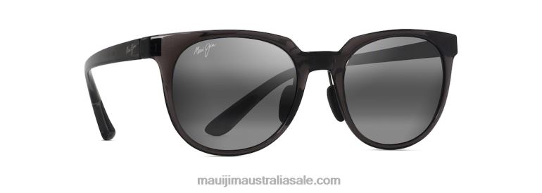 Wailua Polarized Classic Sunglasses Maui Jim TVVRT116 Translucent Grey/Neutral Grey