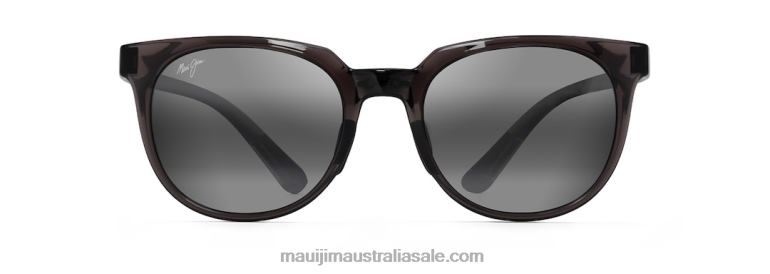 Wailua Polarized Classic Sunglasses Maui Jim TVVRT116 Translucent Grey/Neutral Grey