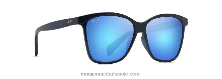 Liquid Sunshine Polarized Fashion Sunglasses Maui Jim TVVRT30 Translucent Navy/Blue Hawaii