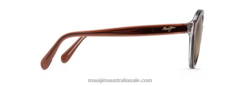 Mariana Polarized Fashion Sunglasses Maui Jim TVVRT257 Brown with Crystal Interior/HCL Bronze