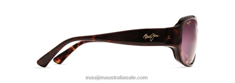 Nalani Polarized Fashion Sunglasses Maui Jim TVVRT405 Dark Tortoise/Rose