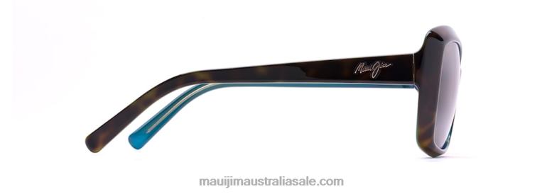 Orchid Polarized Fashion Sunglasses Maui Jim TVVRT406 Tortoise with Peacock/HCL Bronze