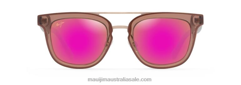 Relaxation Mode Polarized Fashion Sunglasses Maui Jim TVVRT162 Light Espresso/Sunrise