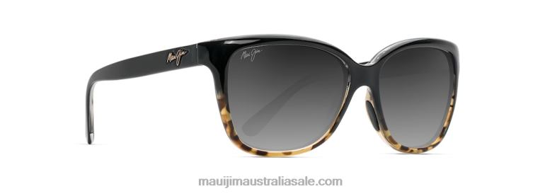 Starfish Polarized Fashion Sunglasses Maui Jim TVVRT279 Black with Tortoise/Neutral Grey