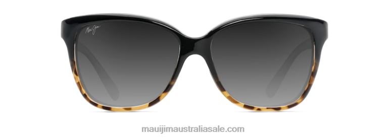 Starfish Polarized Fashion Sunglasses Maui Jim TVVRT279 Black with Tortoise/Neutral Grey