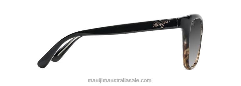 Starfish Polarized Fashion Sunglasses Maui Jim TVVRT279 Black with Tortoise/Neutral Grey