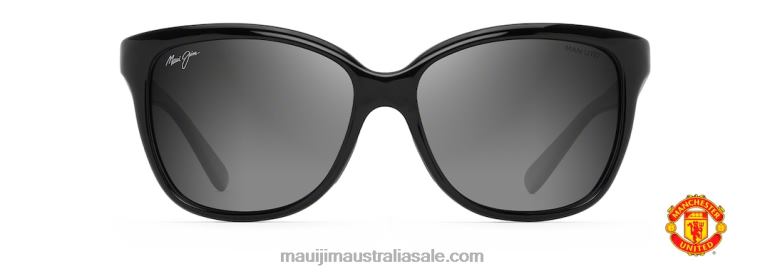 Starfish Polarized Fashion Sunglasses Maui Jim TVVRT280 Black Gloss/Neutral Grey