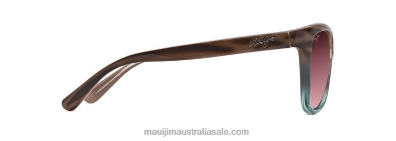 Starfish Polarized Fashion Sunglasses Maui Jim TVVRT283 Sandstone with Blue/Rose