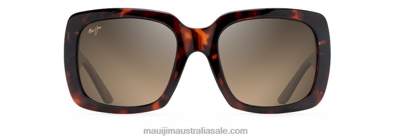 Two Steps Polarized Fashion Sunglasses Maui Jim TVVRT94 Tortoise/HCL Bronze