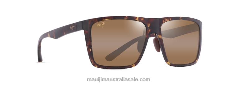 Honokalani Polarized Rectangular Sunglasses Maui Jim TVVRT5 Tortoise/HCL Bronze
