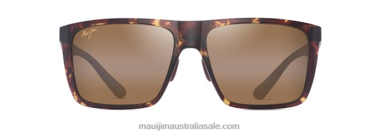 Honokalani Polarized Rectangular Sunglasses Maui Jim TVVRT5 Tortoise/HCL Bronze