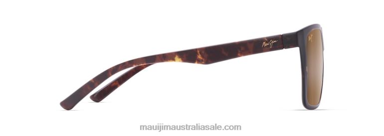 Honokalani Polarized Rectangular Sunglasses Maui Jim TVVRT5 Tortoise/HCL Bronze